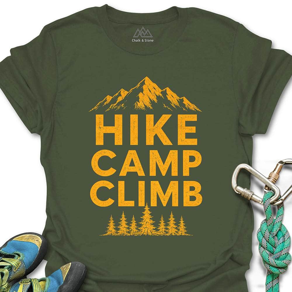Hike Camp Climb Tee