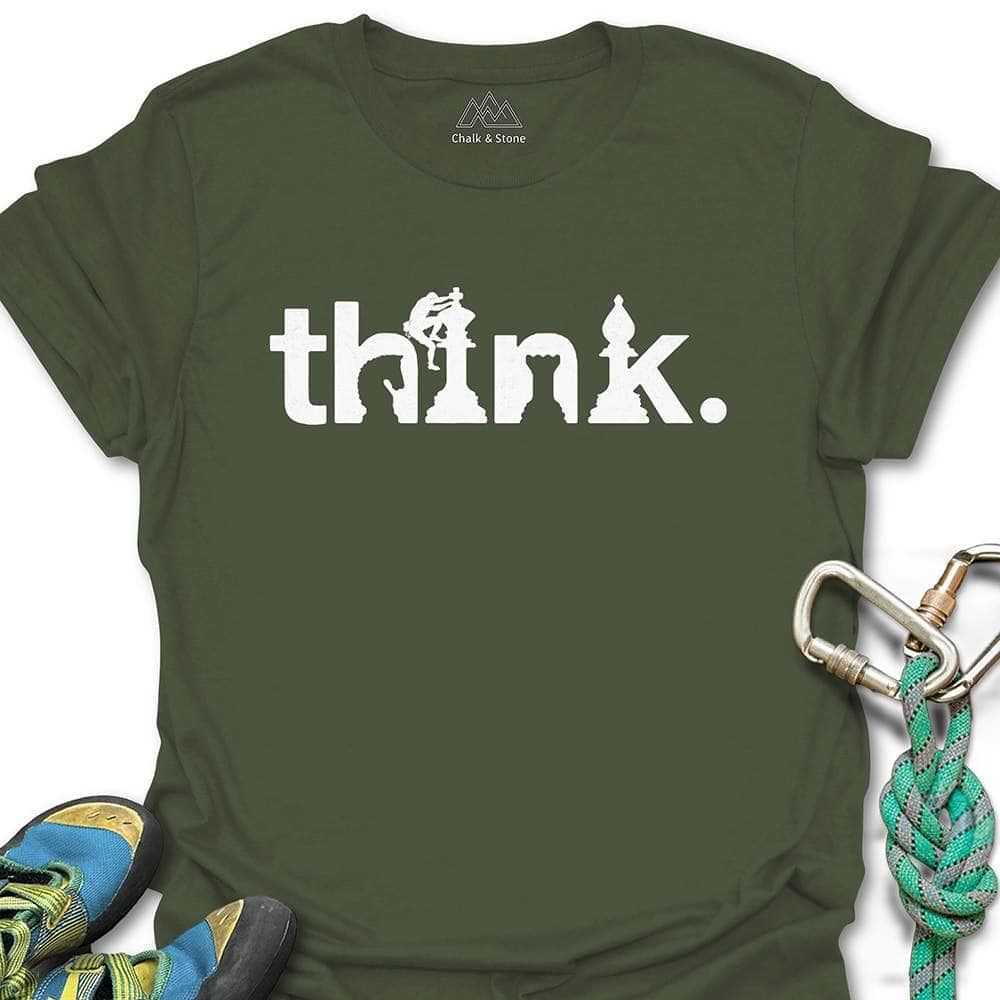 Chess Think Climb Tee