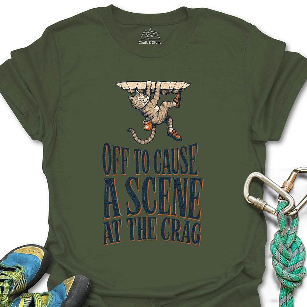 Cause Scene At Crag Tee