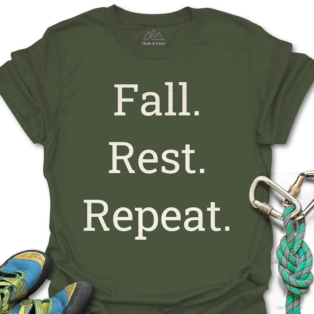 Fall Rest Repeat Text Tee