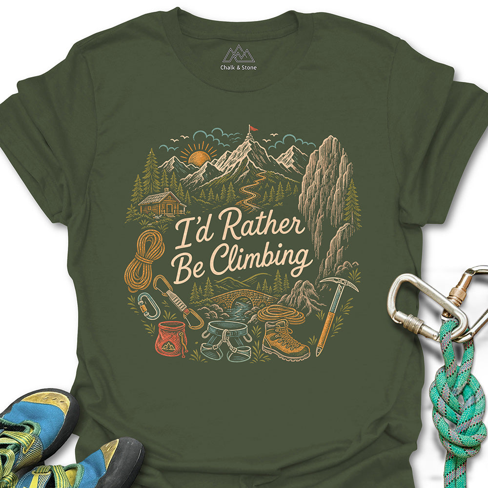 Rather Climb Tee