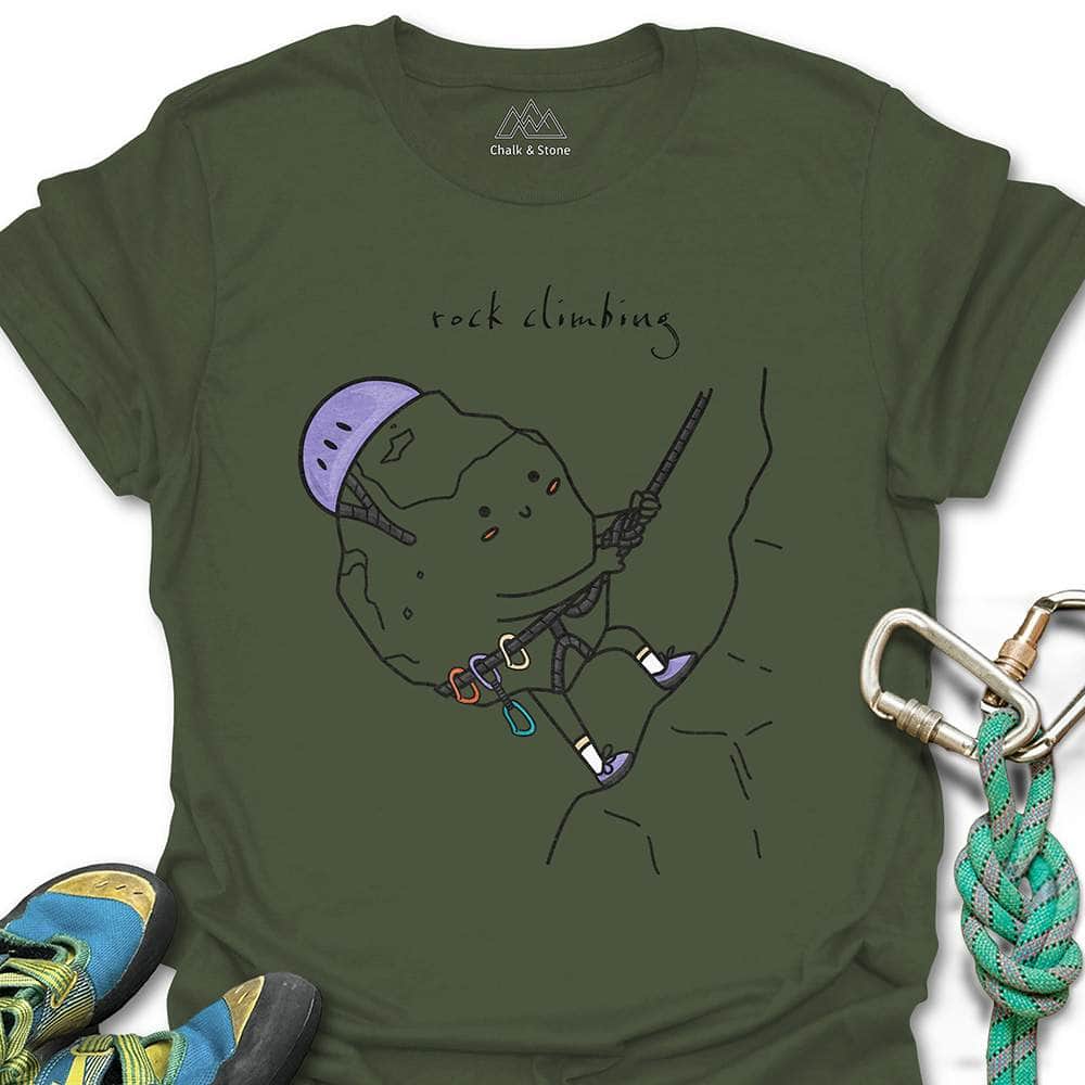 Cute Rock Climbing Tee