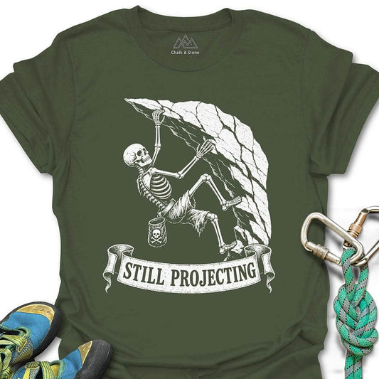 Still Projecting Skeleton Tee