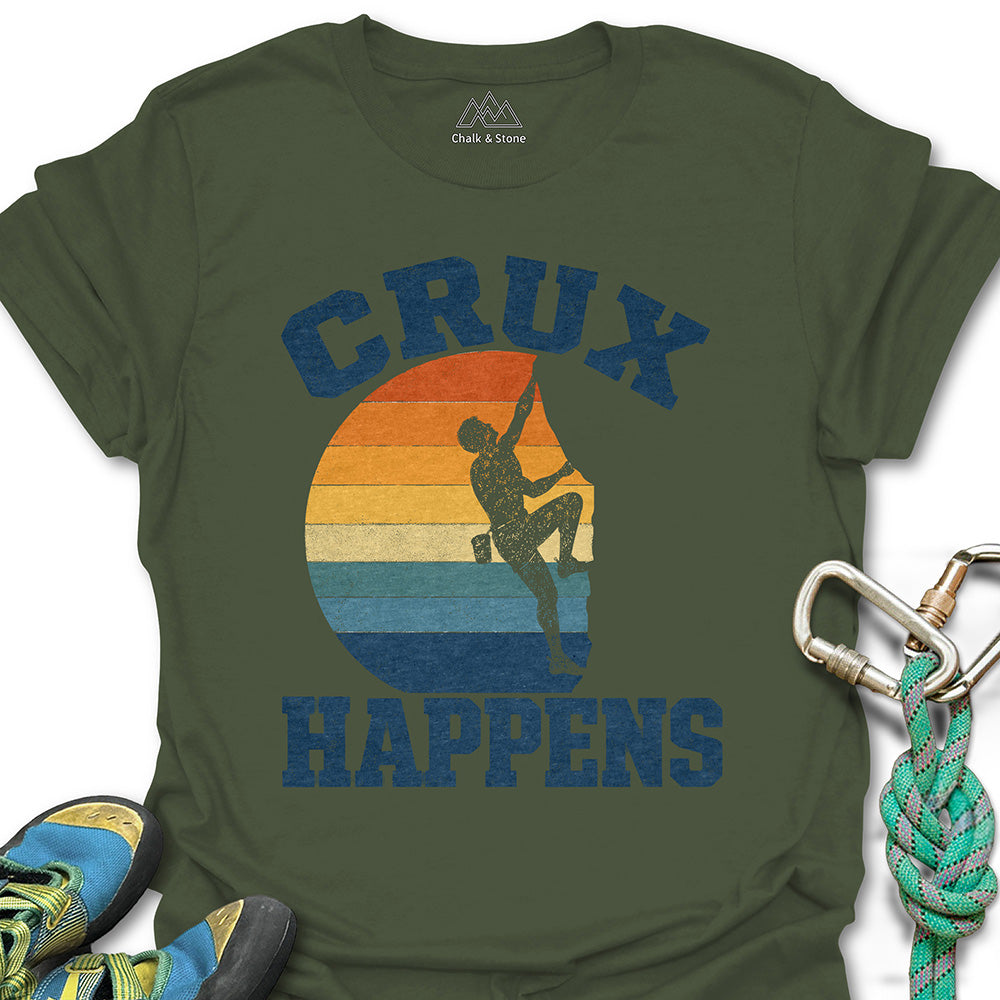 Retro Crux Happens Tee