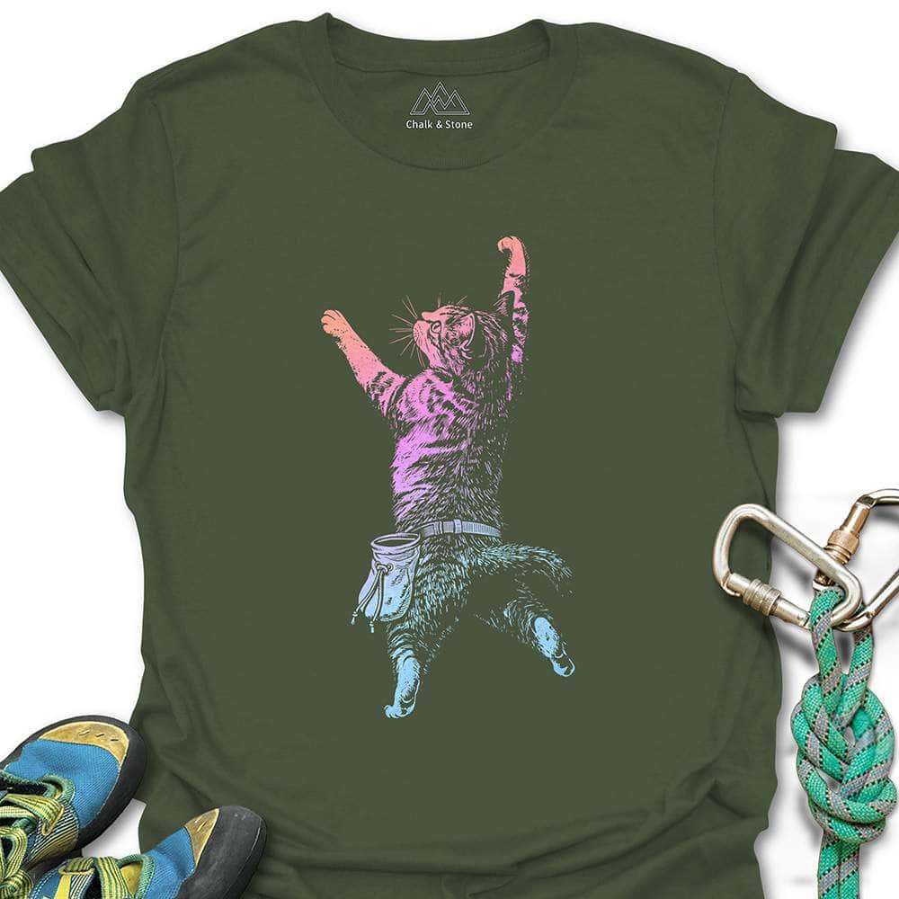 Cat Static Climb Gradient Tee