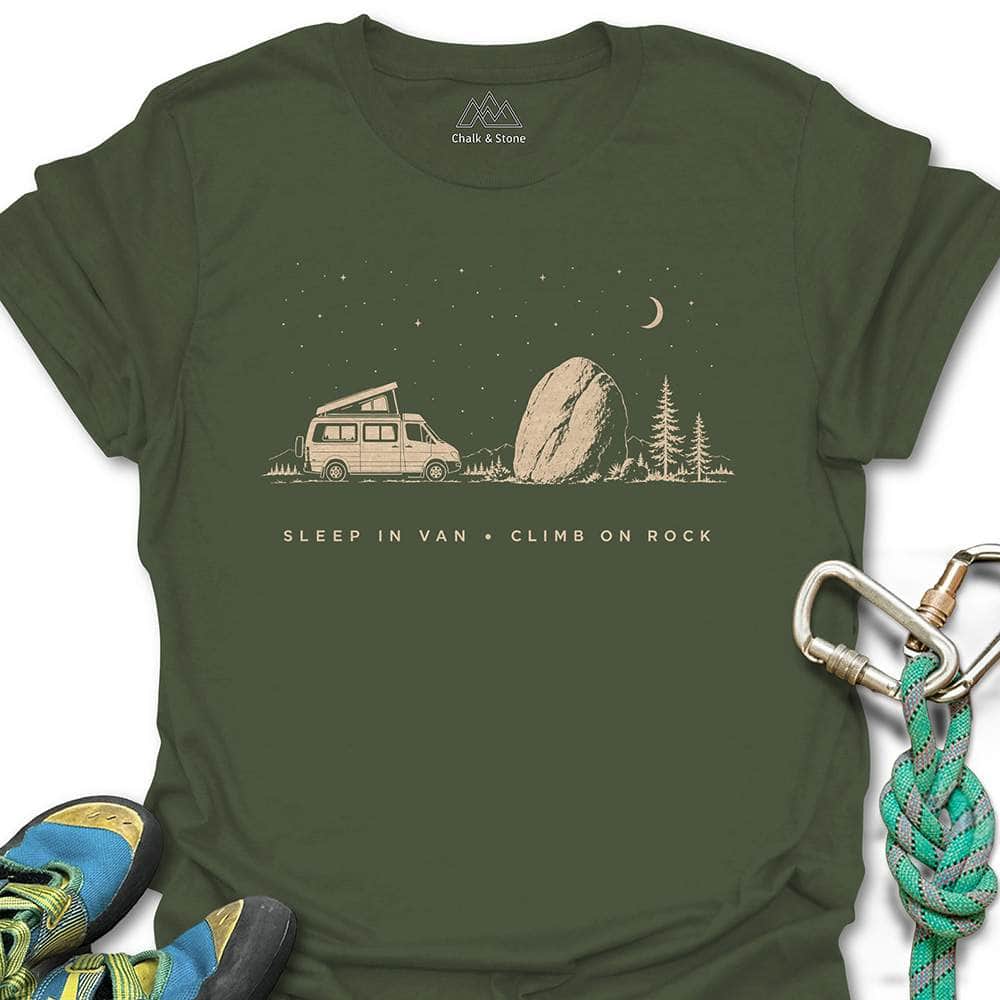 Sleep And Climb Tee