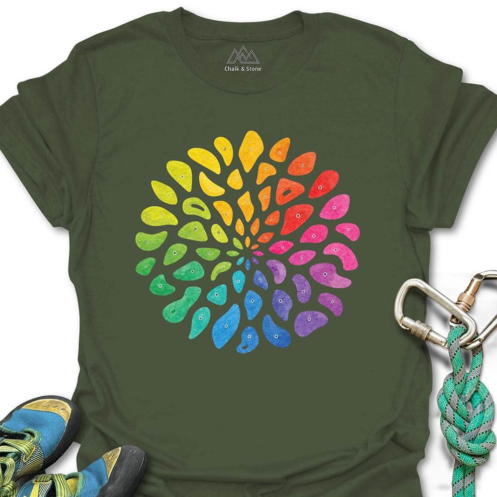 Climbing Hold Mandala Tee