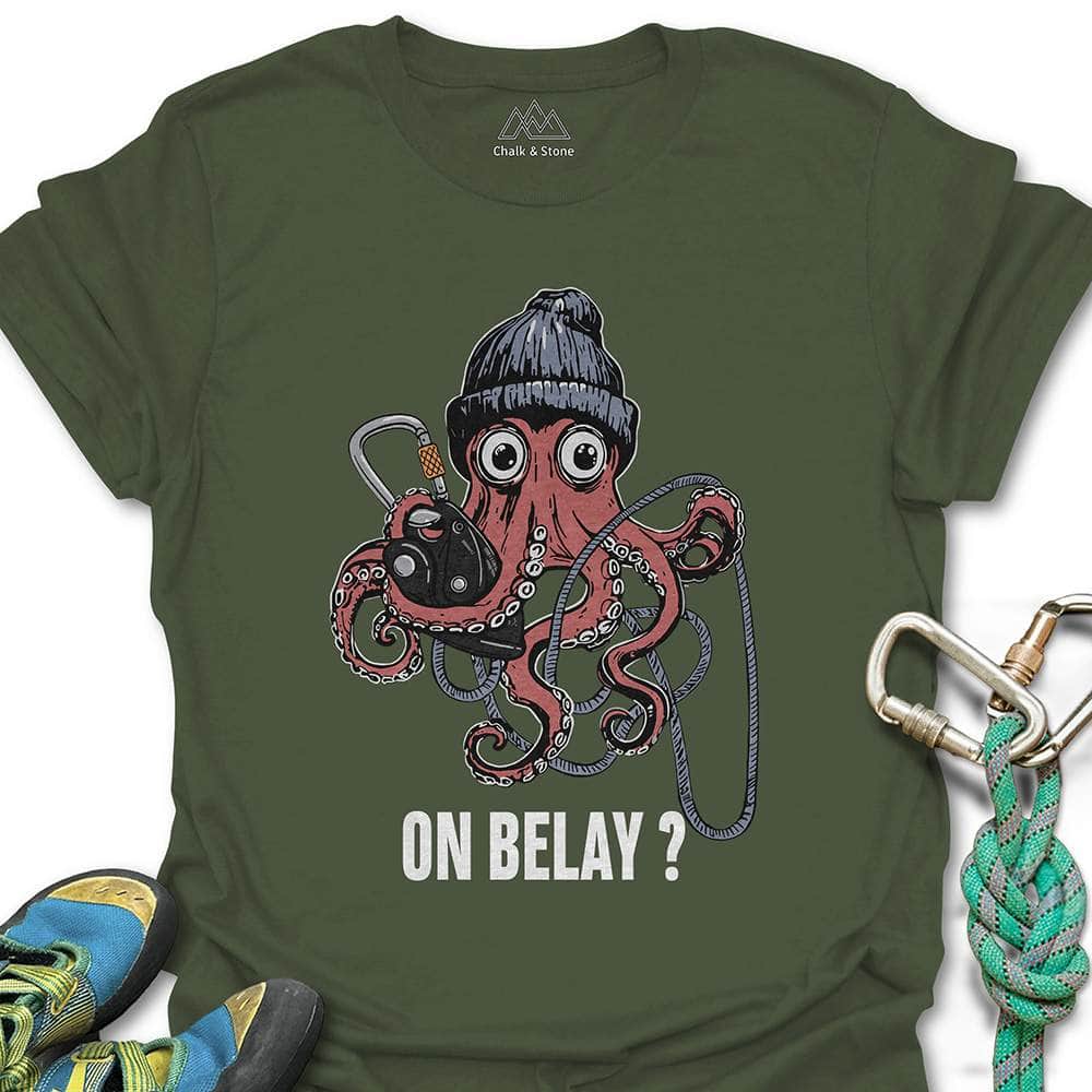 Octopus On Belay Redux Tee