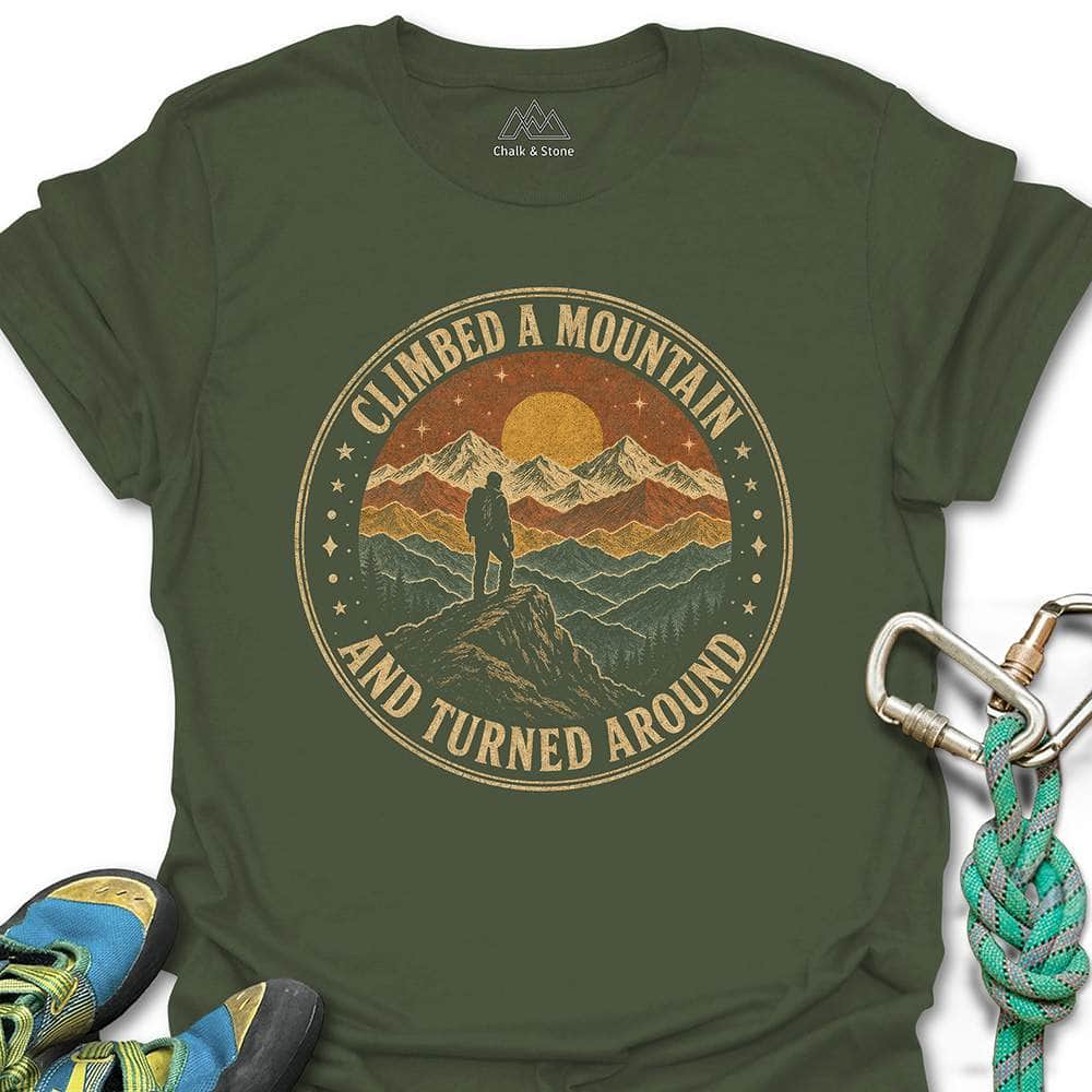 Climbed Turned Around Tee