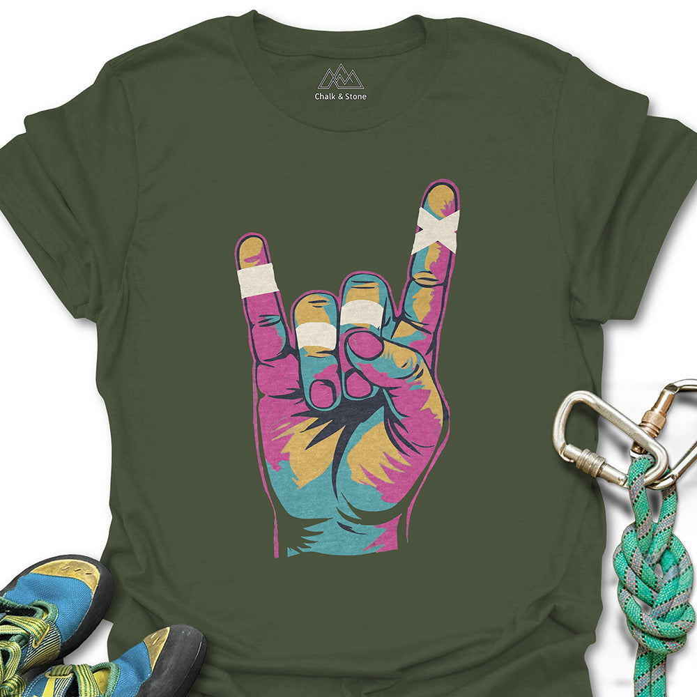 Rock On Hand Tee