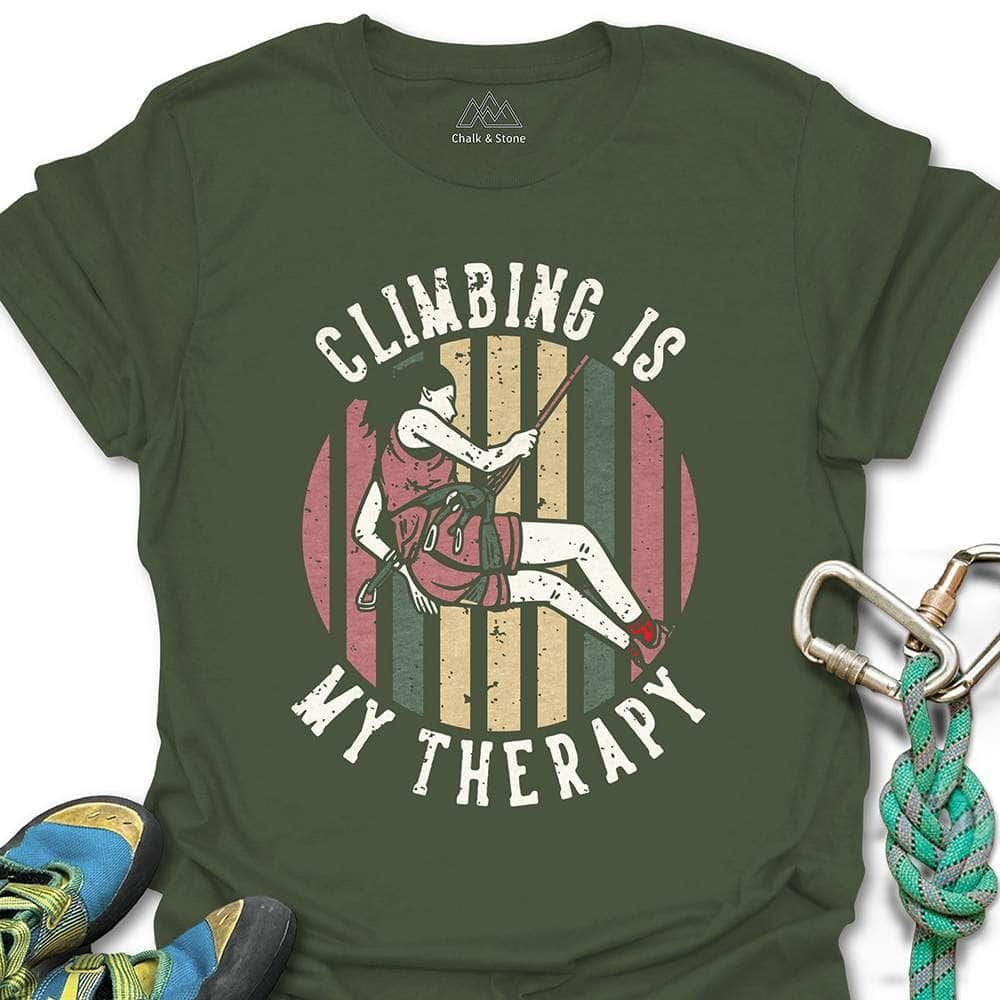 Climbing is my Therapy Tee