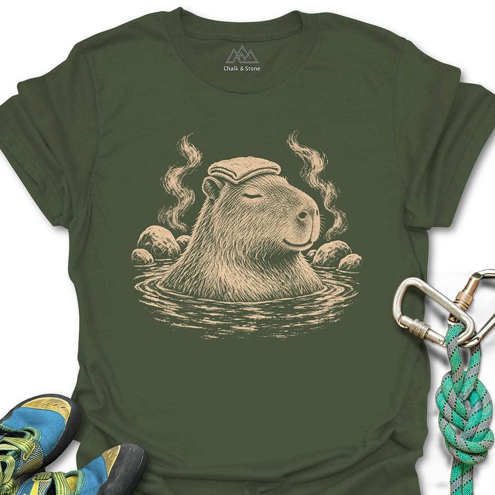 Capybara Onsen Tee