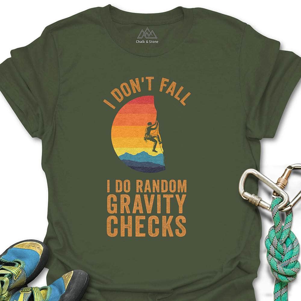 Random Gravity Checks Tee