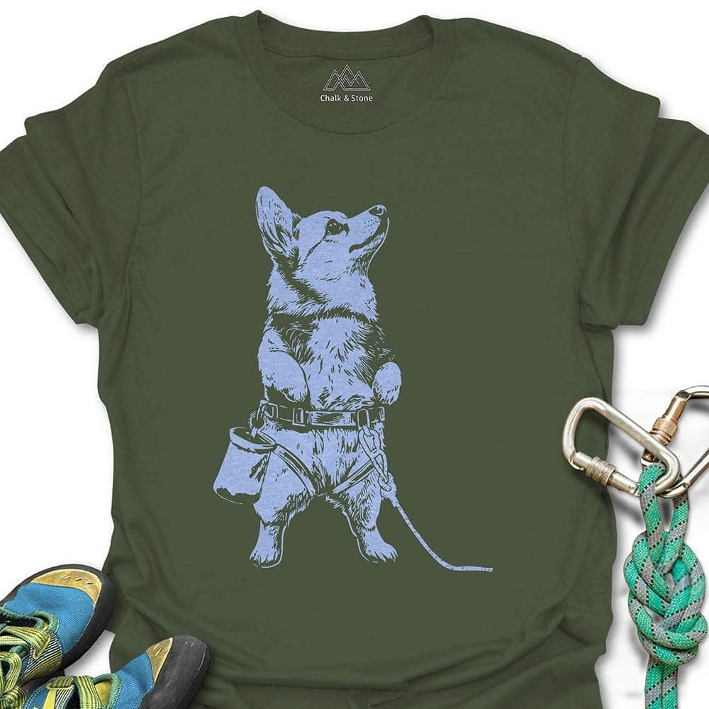 Corgi Climb Tee