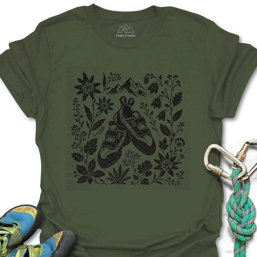 Botanical Climbing Shoes Tee