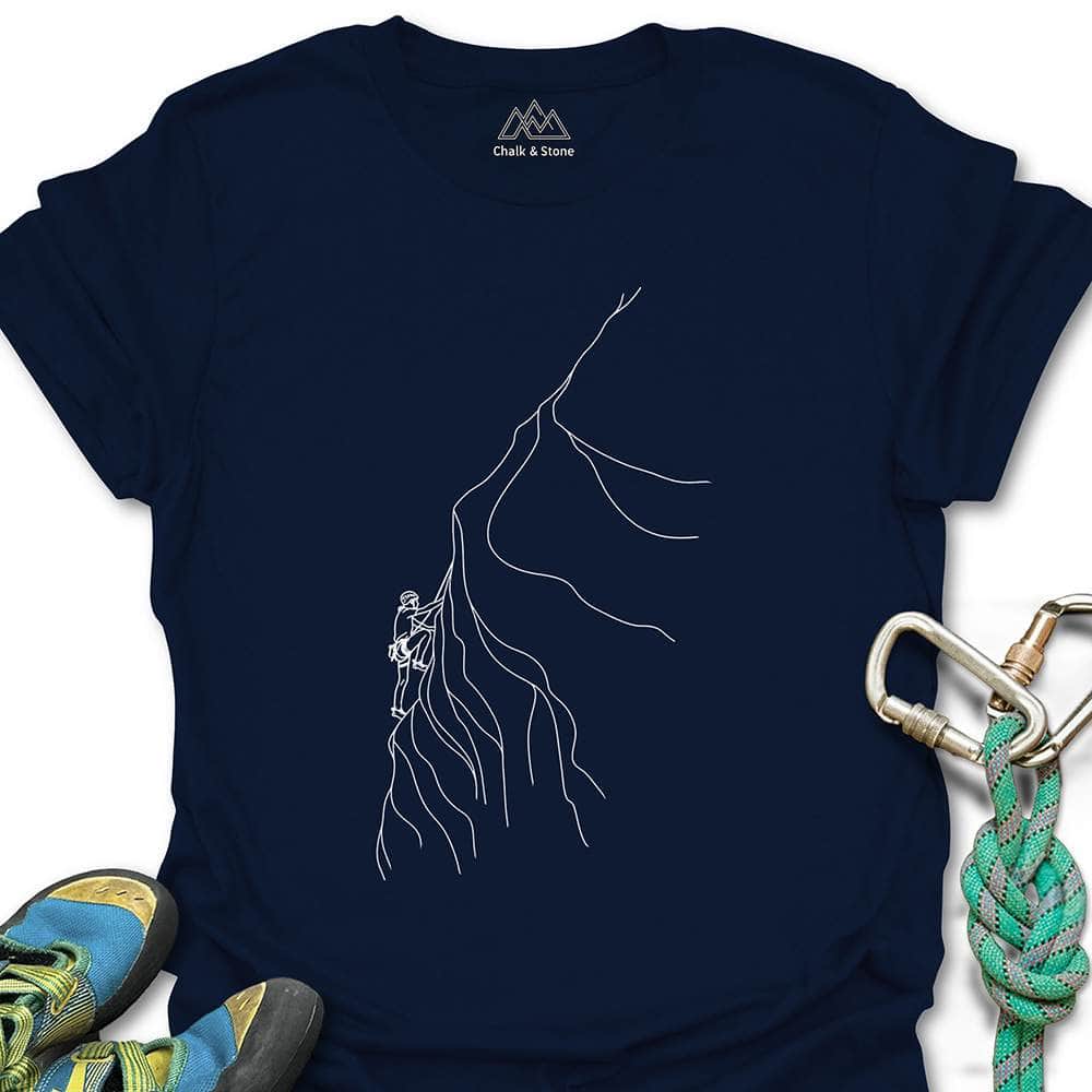 Minimal Line Climber Tee