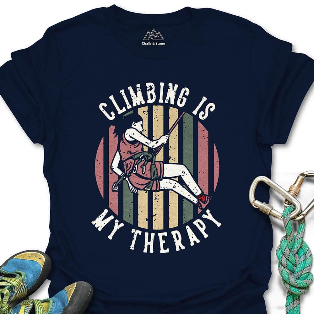Climbing is my Therapy Tee
