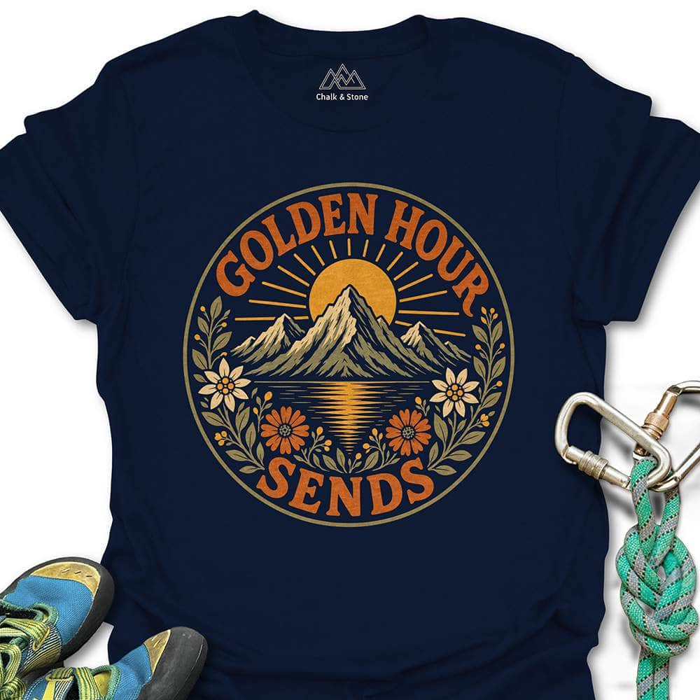 Golden Hour Sends Badge Tee