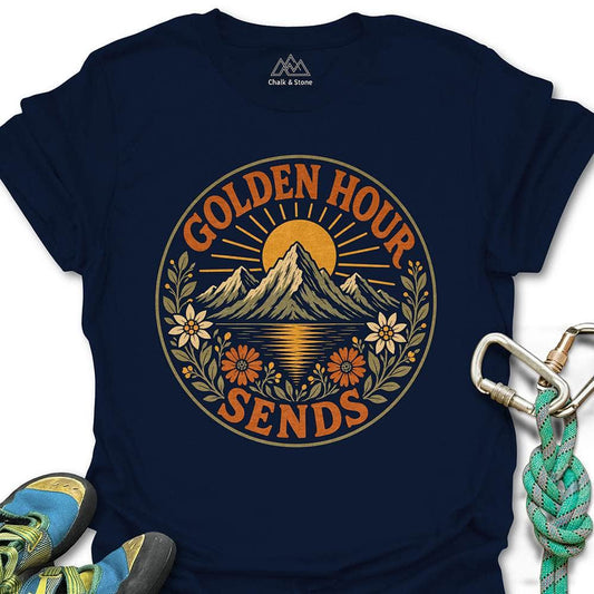 Golden Hour Sends Badge Tee