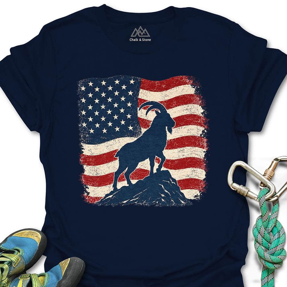 Patriotic Goat Tee