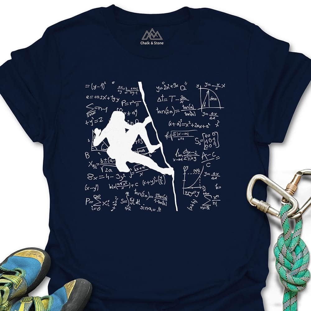 Crack Climbing Equation Tee