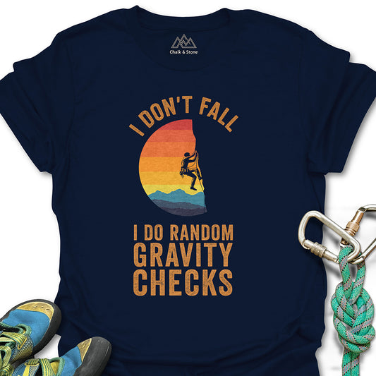 Random Gravity Checks Tee