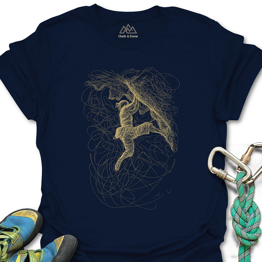 Scribbly Line Body Tension Tee