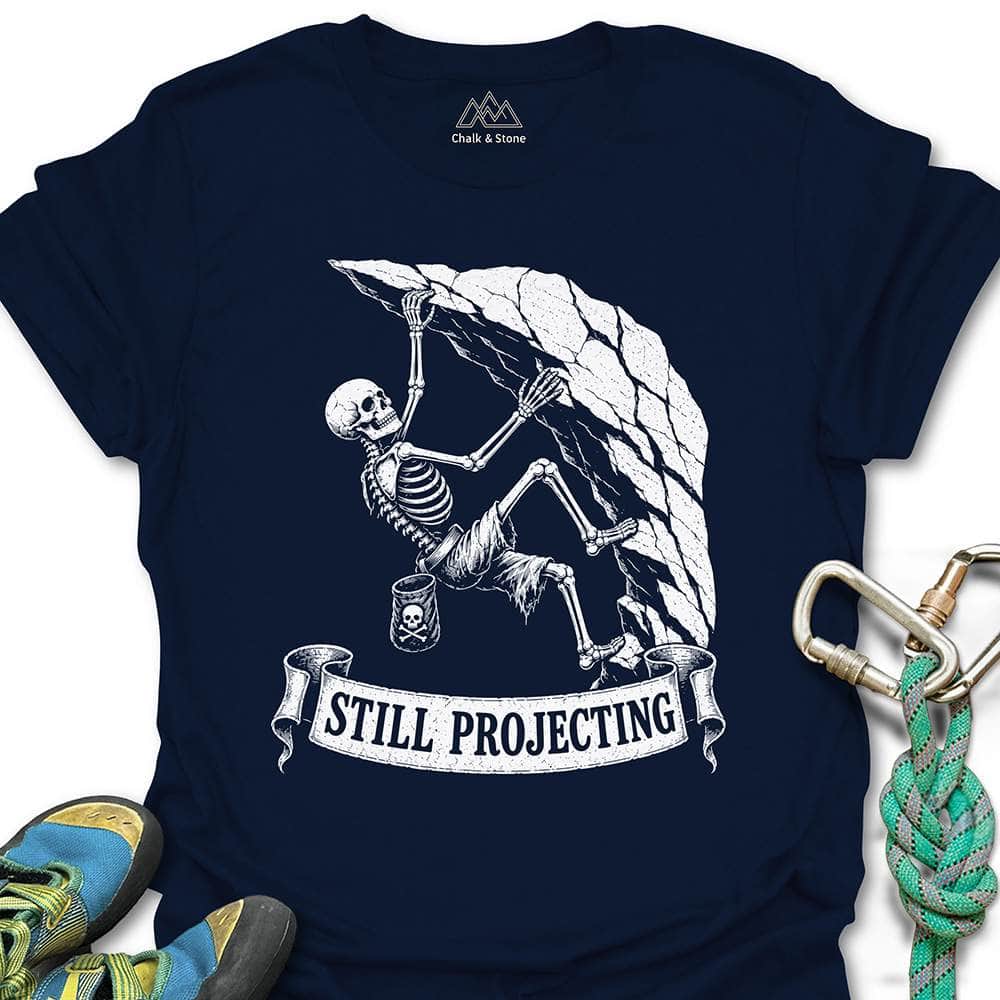 Still Projecting Skeleton Tee