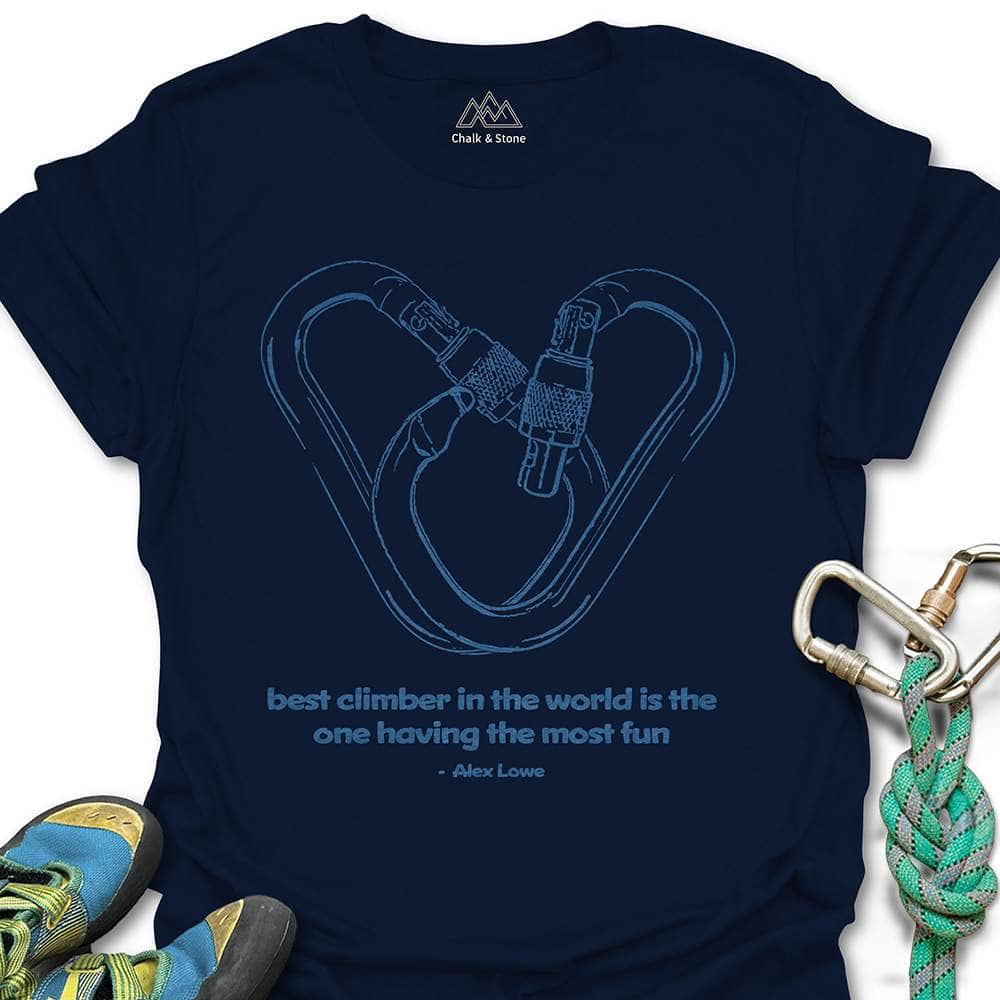 Best Climber Fun Tee