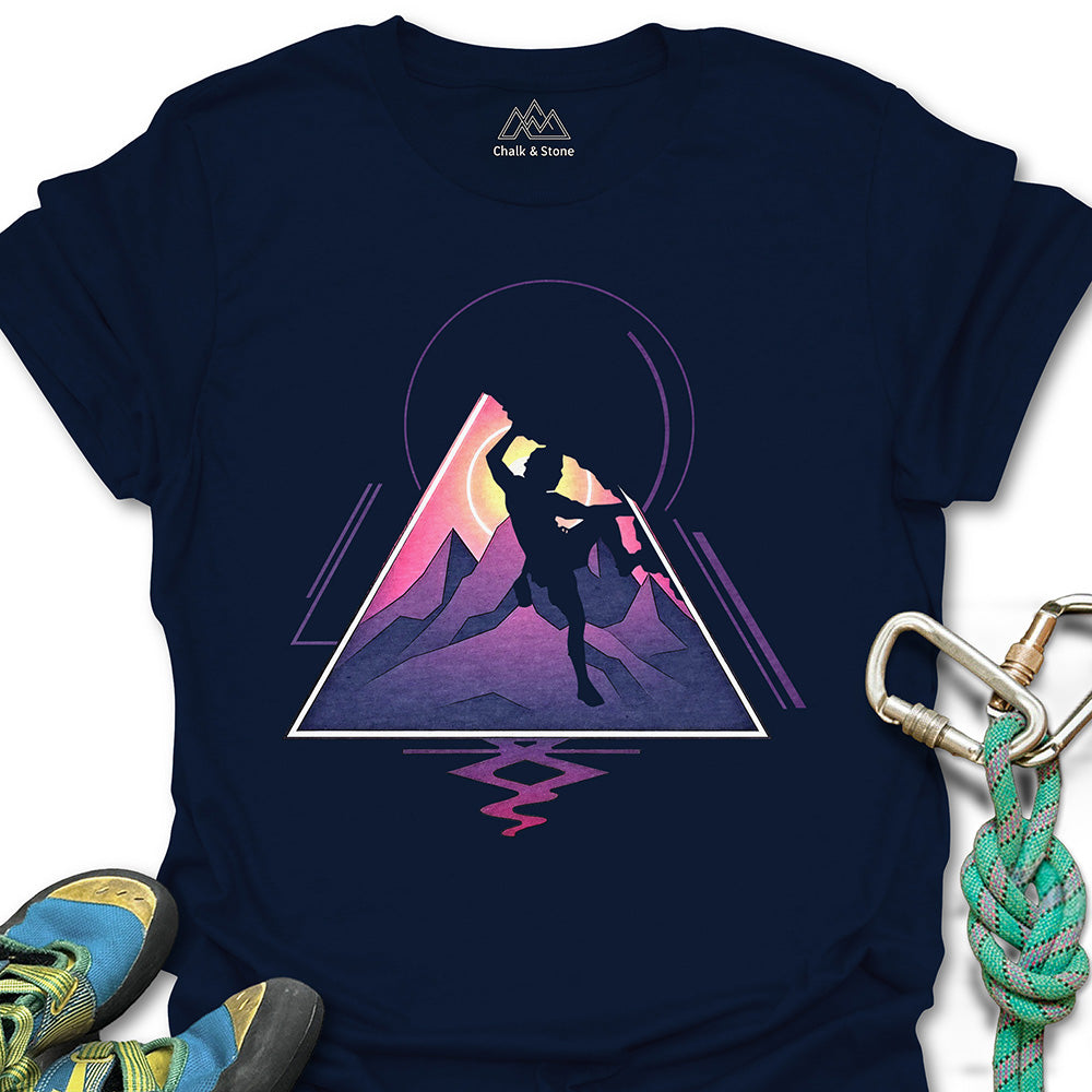 Triangle Geometry Climb Tee