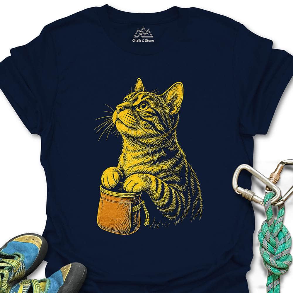 Cat Chalking Reading Tee