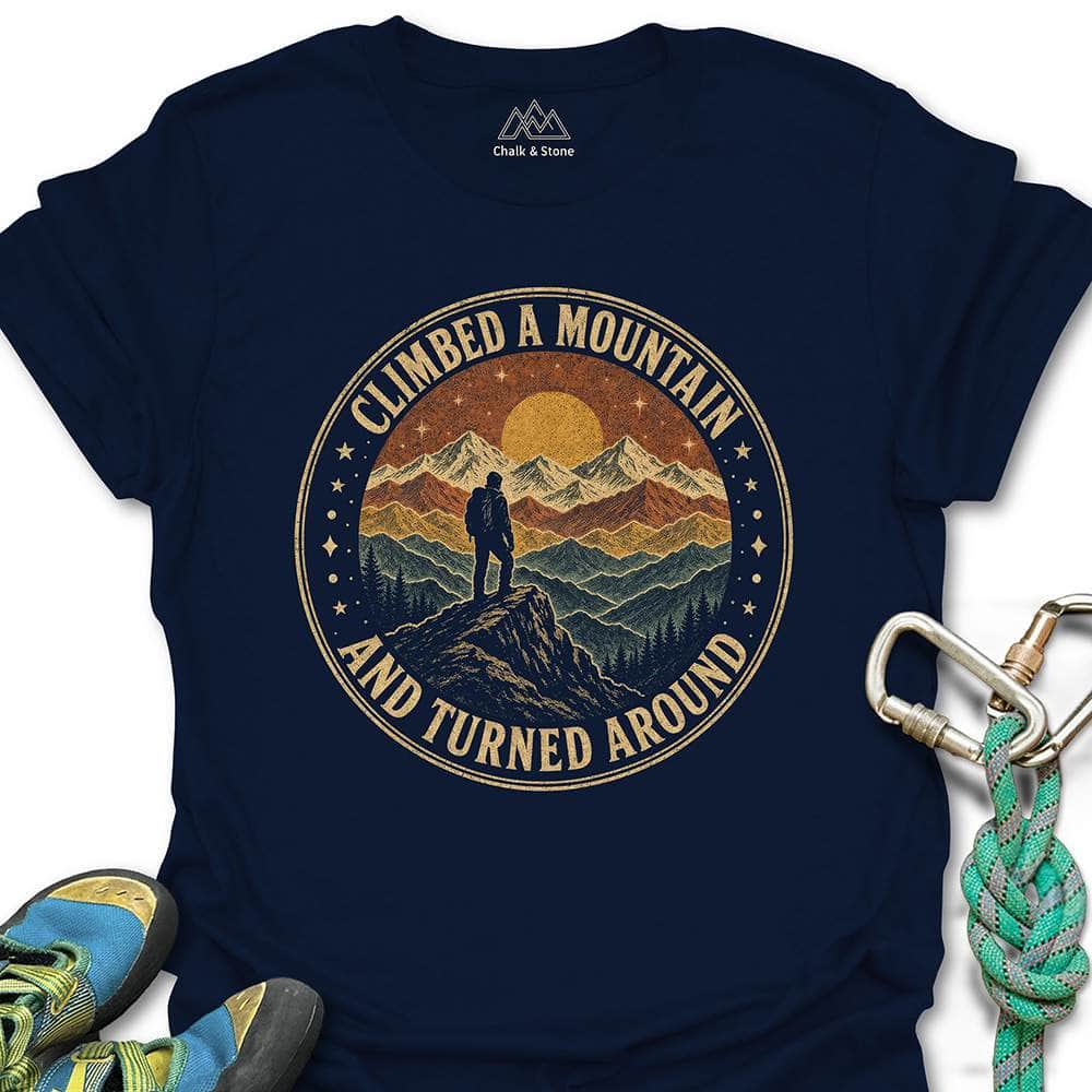 Climbed Turned Around Tee
