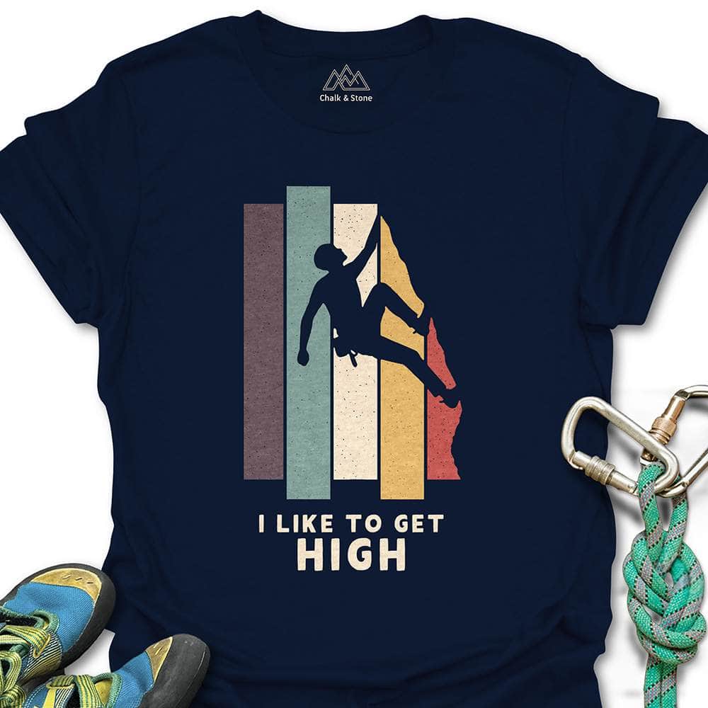 Like To Get High Retro Tee