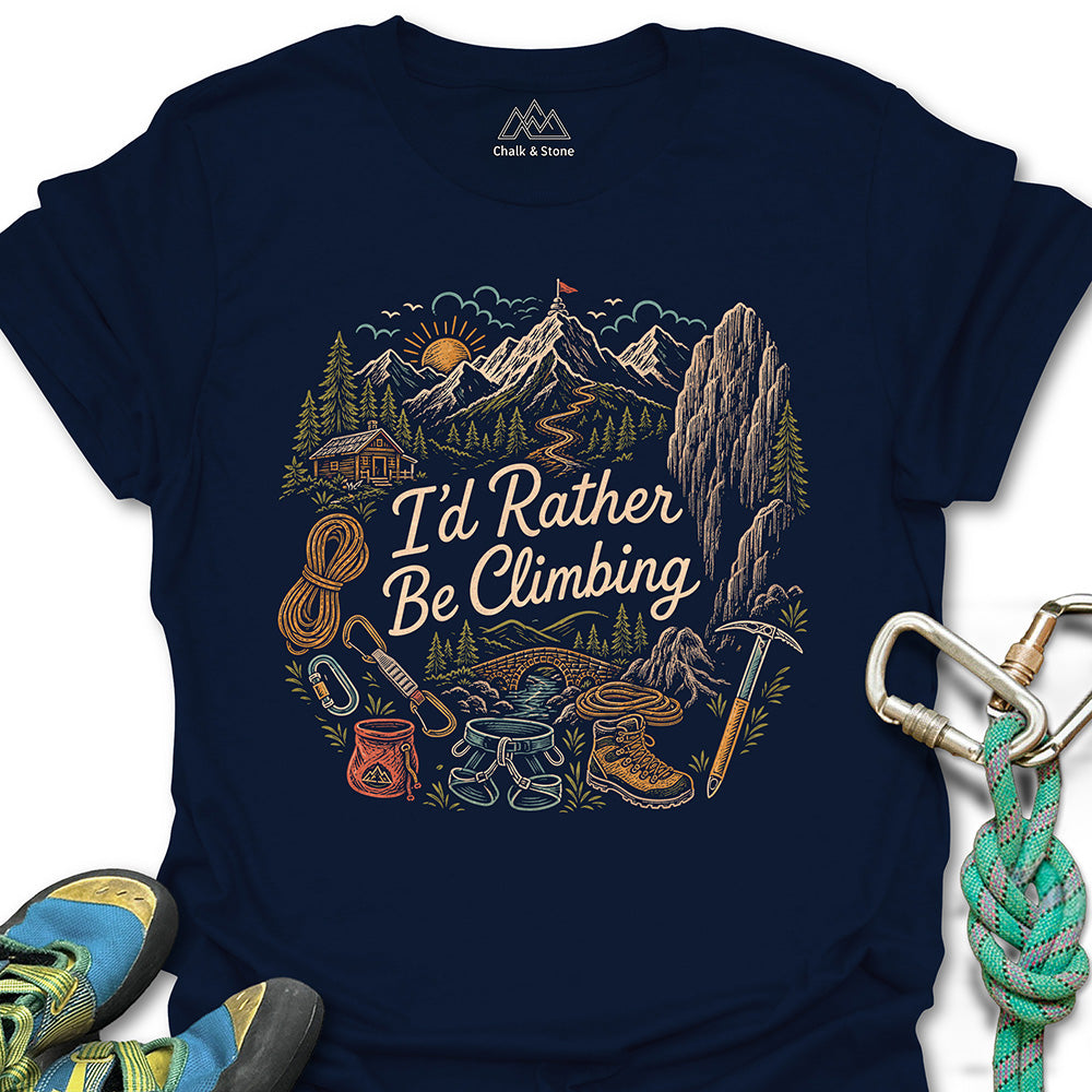Rather Climb Tee