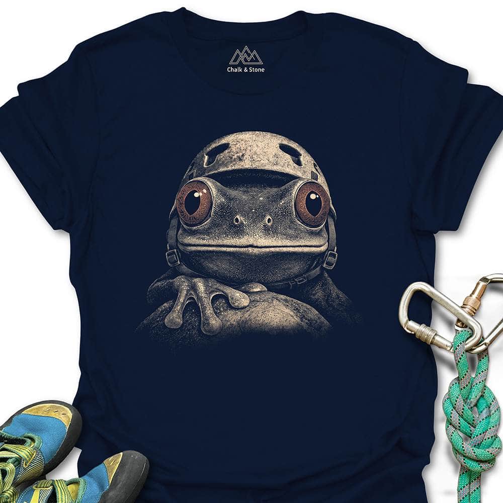 Peeking Frog Boulder Tee
