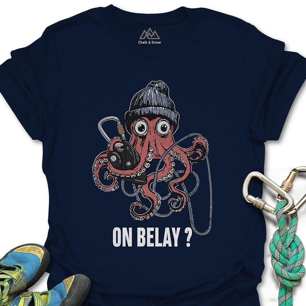 Octopus On Belay Redux Tee