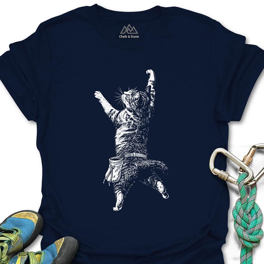 Cat Static Climb White Tee