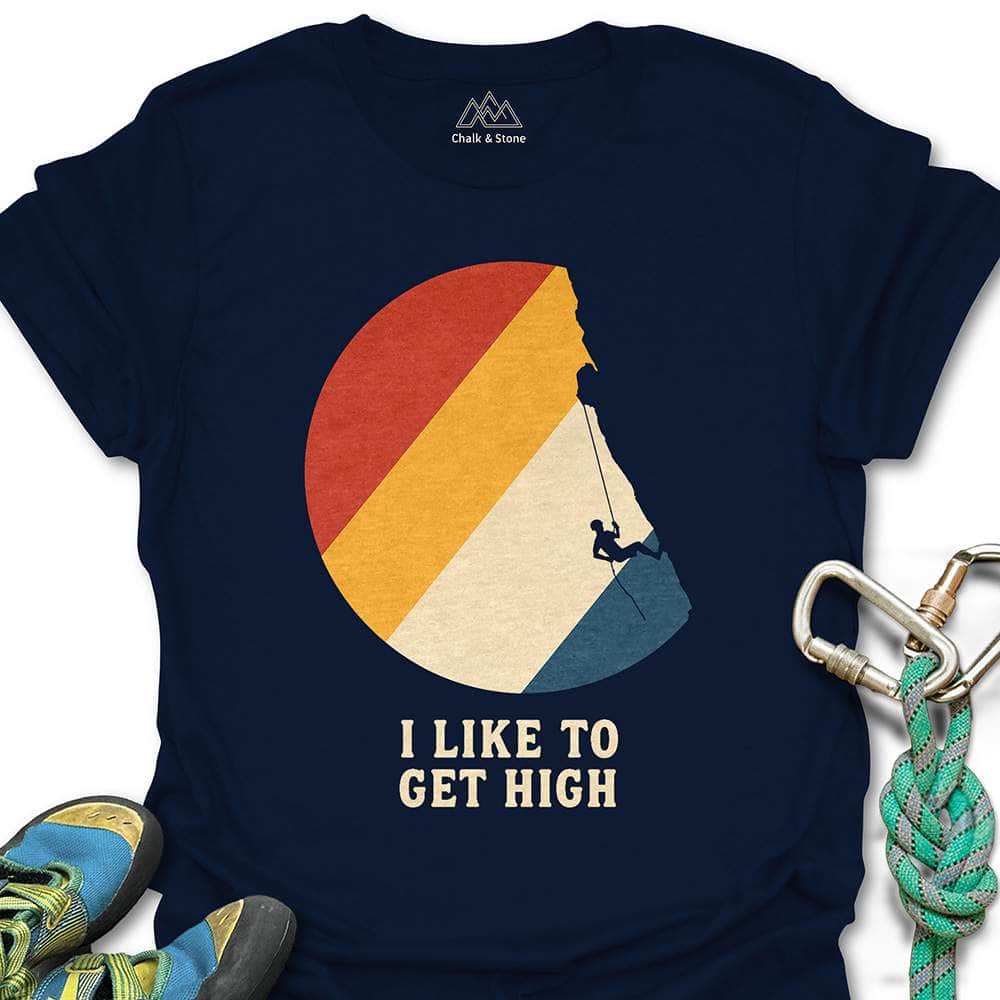 Getting High Diagonal Stripe Tee