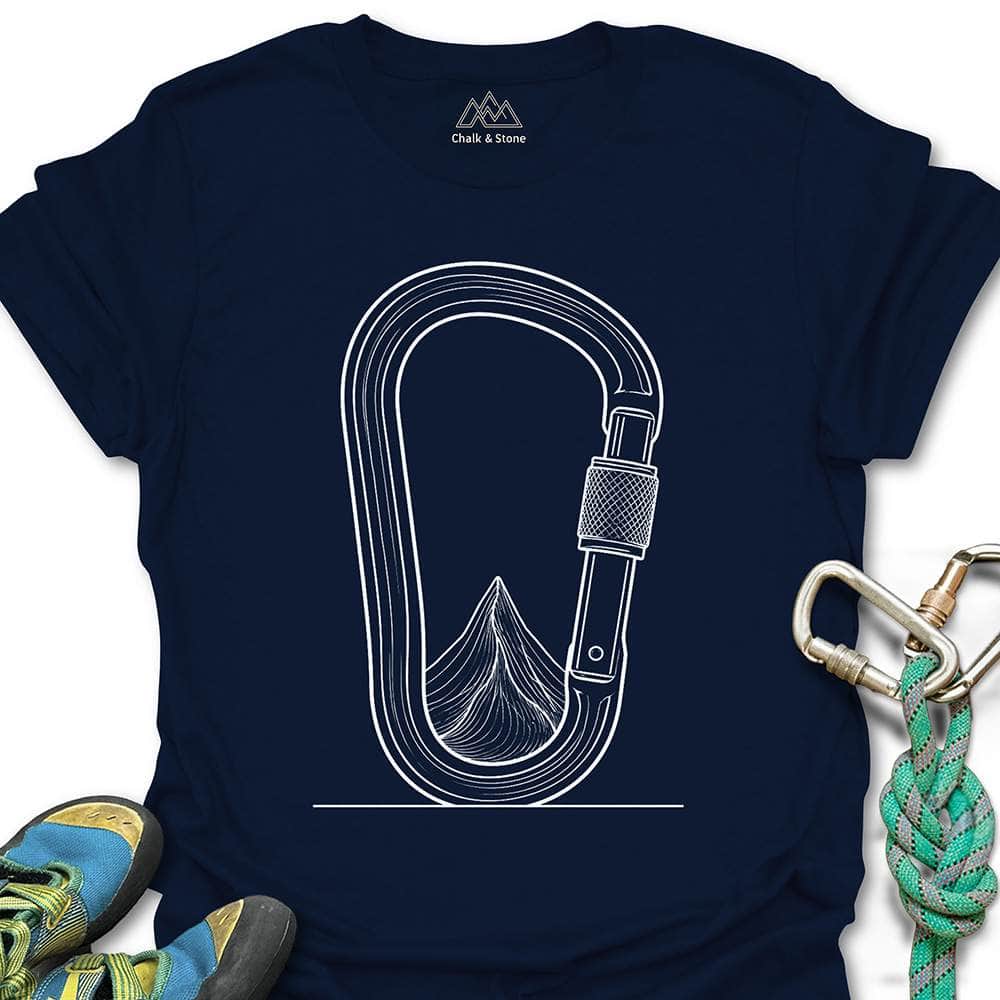 Carabiner And Mtns Tee
