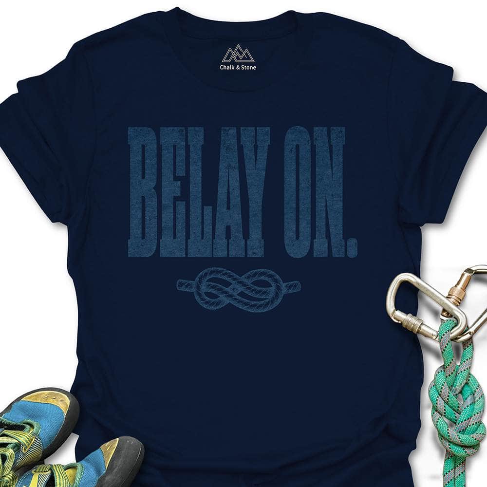 Belay On Knot Tee