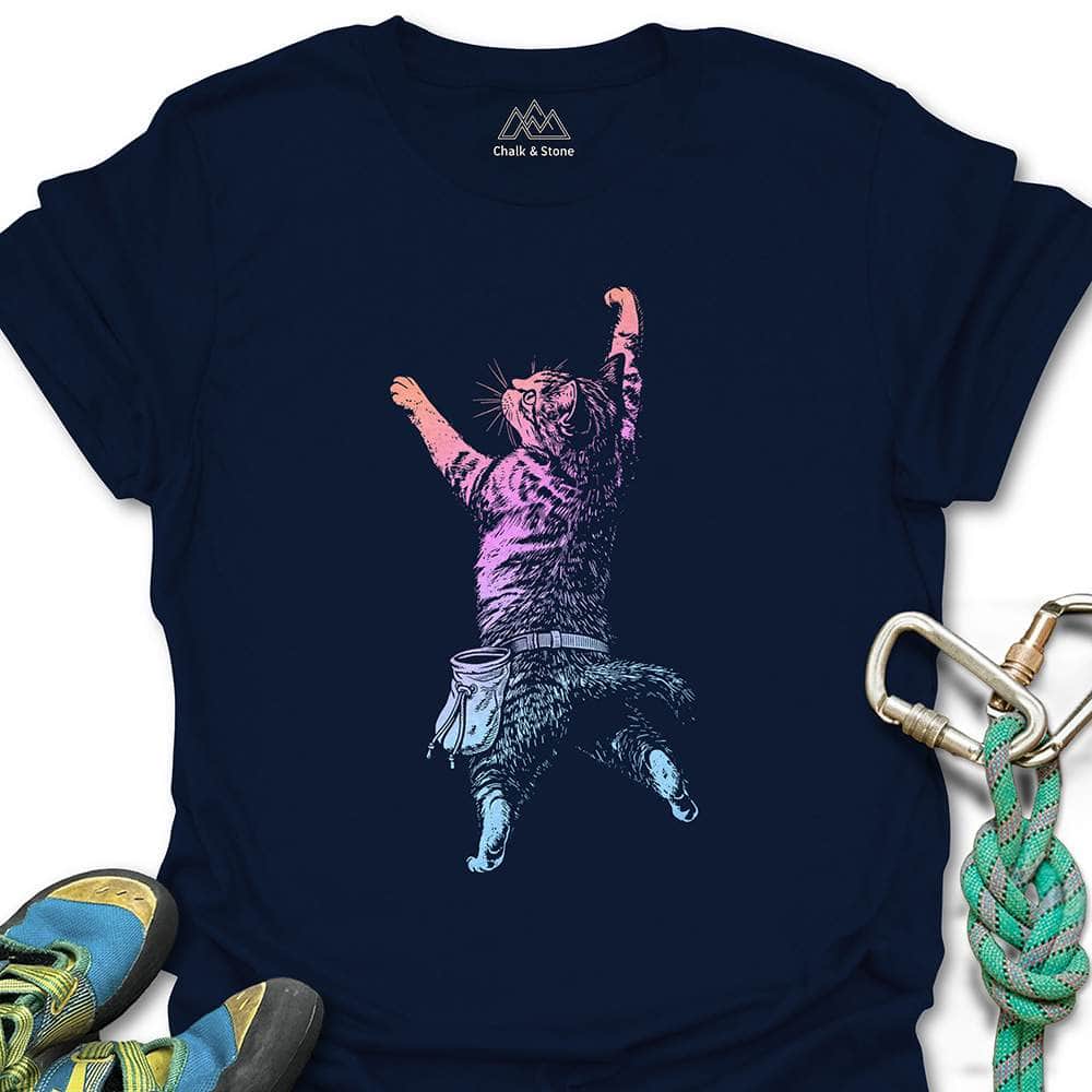 Cat Static Climb Gradient Tee