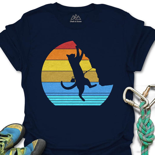 Cat Retro Climb Tee