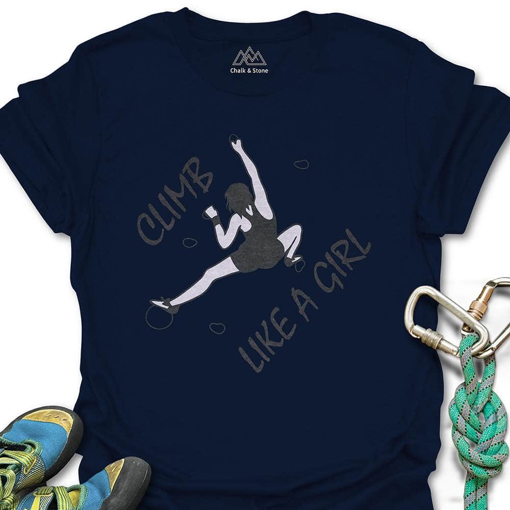 Climb Like a Girl Reach Tee