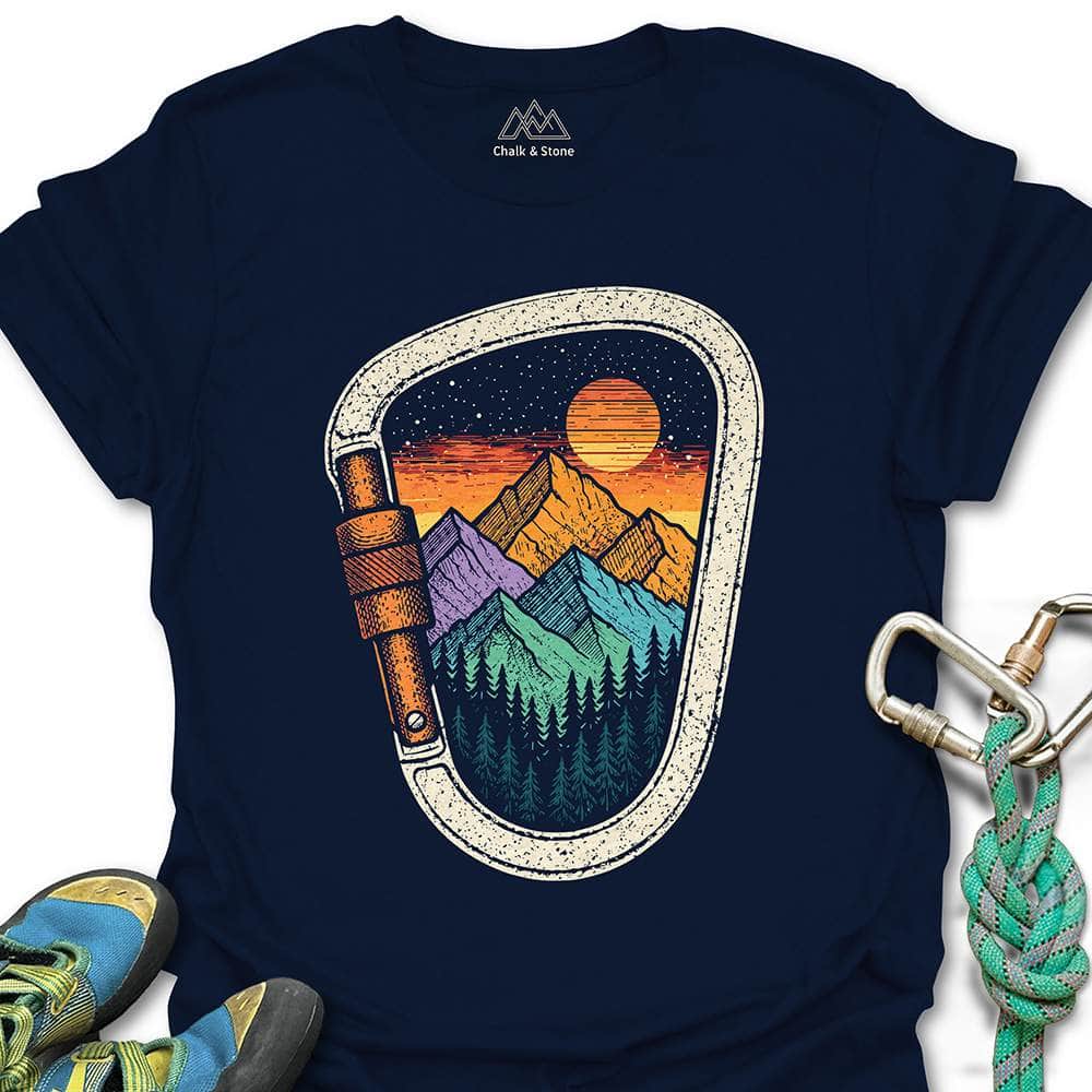 Mountain Range Carabiner Tee