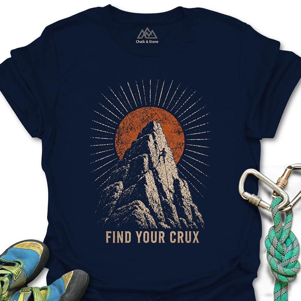 Find Your Crux Sunset Tee