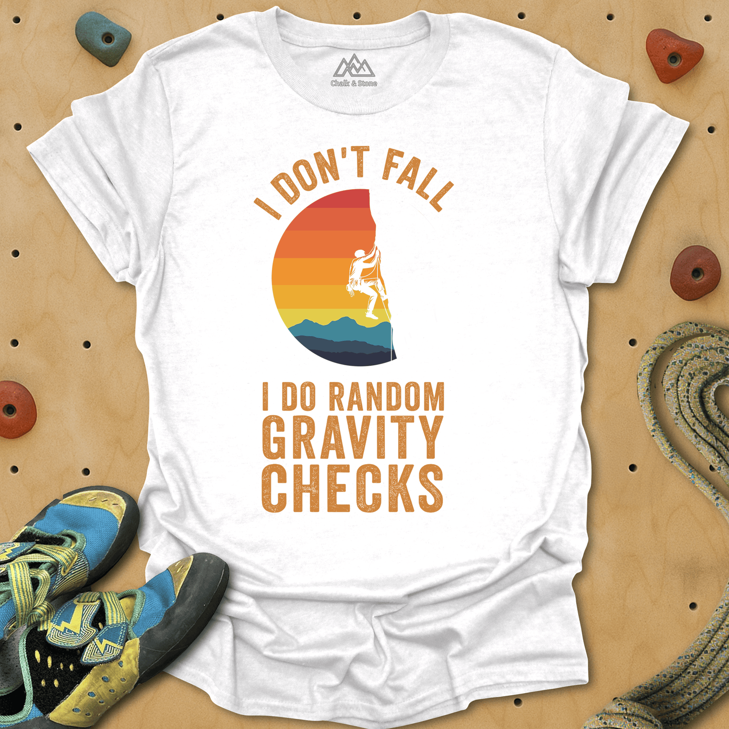 Random Gravity Checks Tee