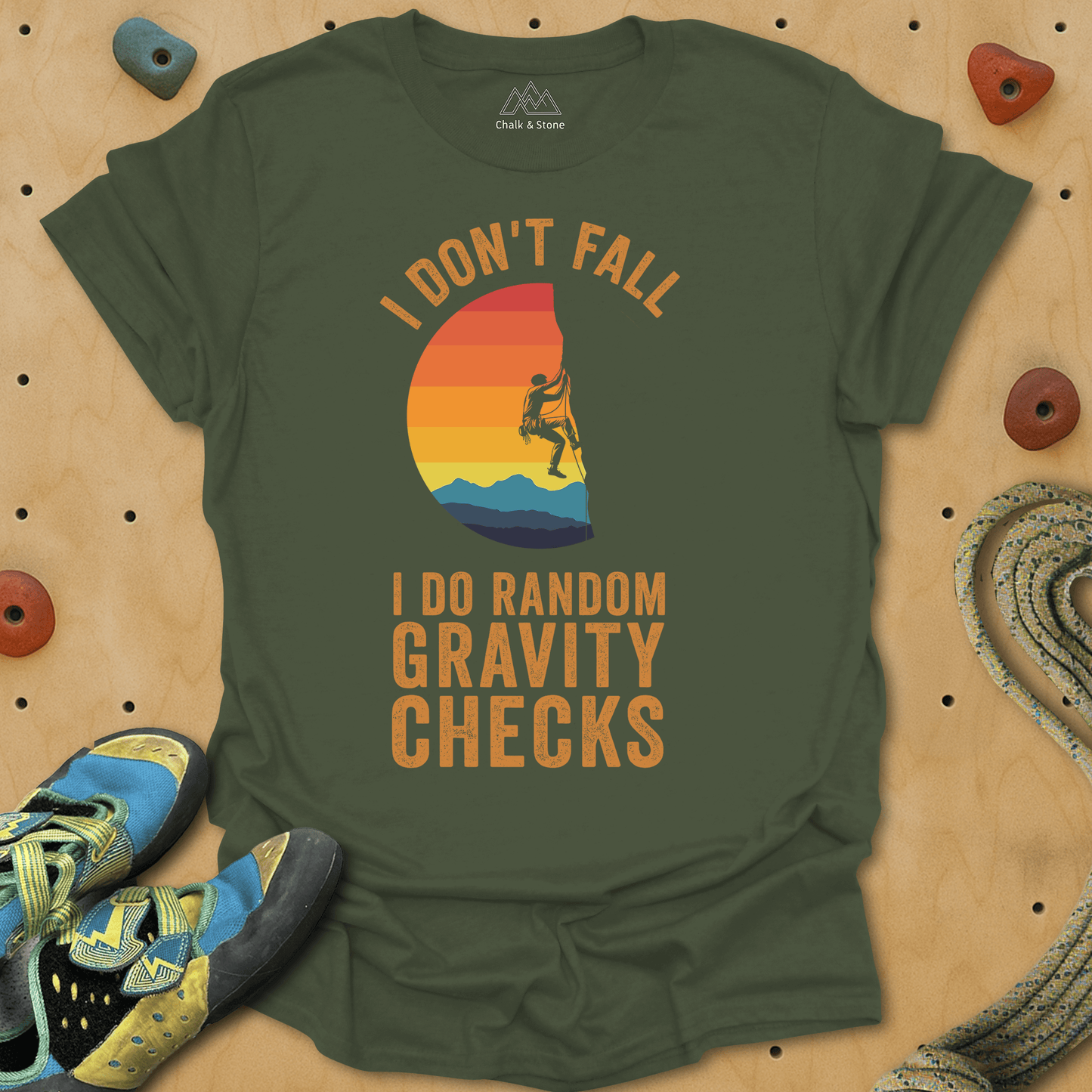 Random Gravity Checks Tee