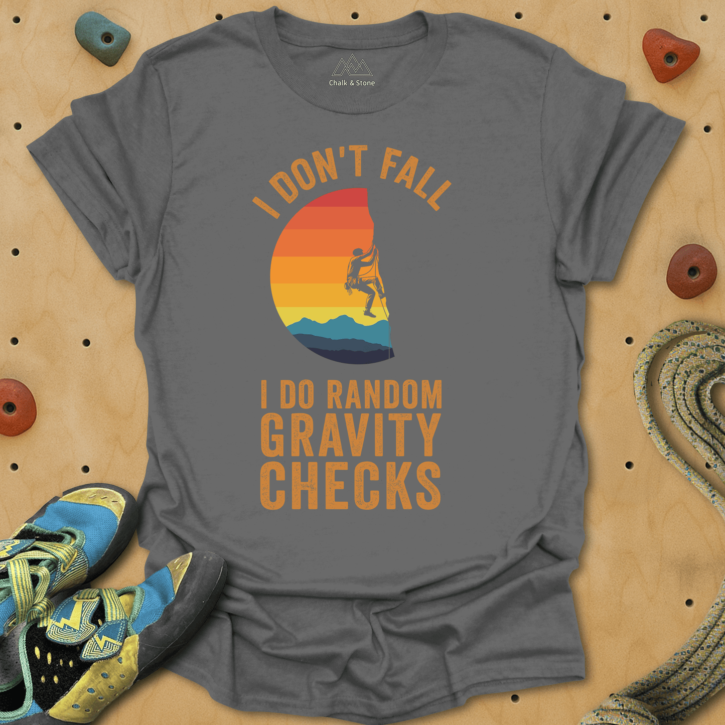 Random Gravity Checks Tee