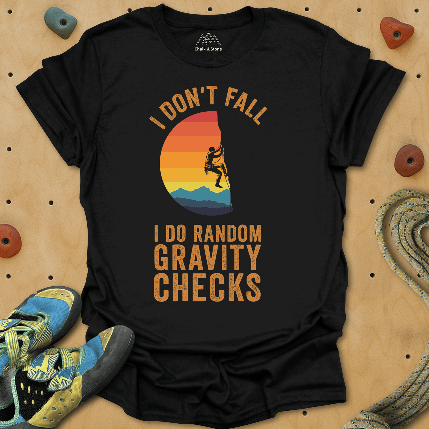 Random Gravity Checks Tee