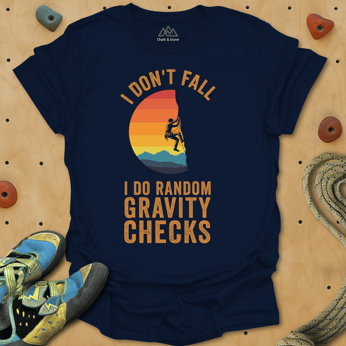 Random Gravity Checks Tee